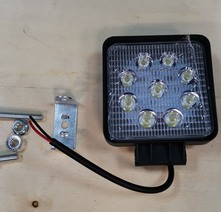 Фара WD100×90 12V (LED) на вилочный погрузчик