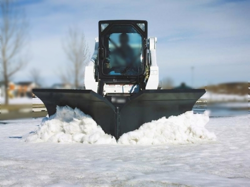 Отвал "Бабочка" для мини-погрузчиков с гидроповоротом 